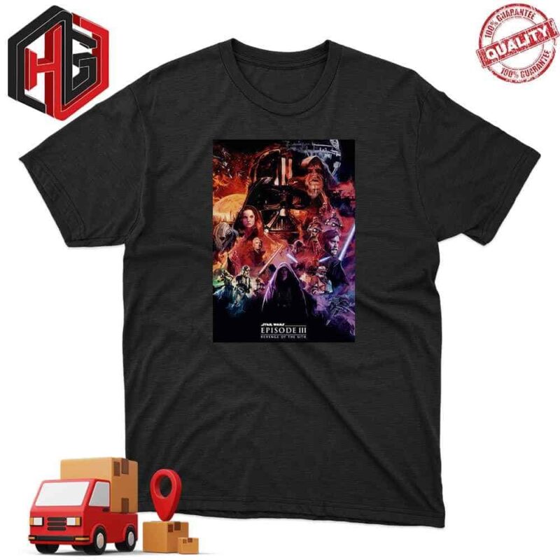Star Wars Episode III Revenge Of The Sith By Th3Valentine Bottleneckgallery Merch Poster T-Shirt