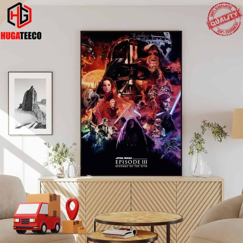 Star Wars Episode III Revenge Of The Sith By Th3Valentine Bottleneckgallery Merch Poster