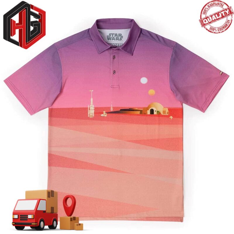Star Wars Rising Suns Summer 2024 Summer Fashion Summer Polo Shirt