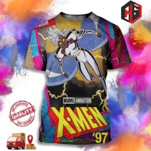 Storm Marvel Animation All-new X-men 97 Streaming March 20 Only On Disney 3D T-Shirt