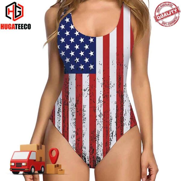 Stripe American Flag Ugly Swimsuit Bikini Summer Collections 2024