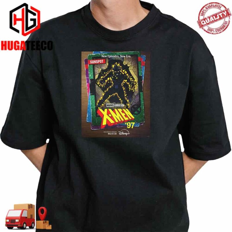 Sunspot Marvel Animation All-new X-men 97 Streaming March 20 Only On Disney T-Shirt