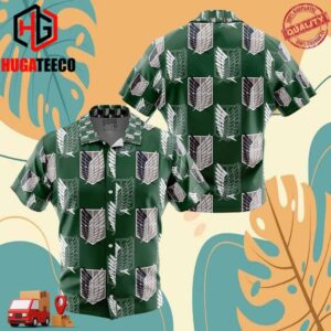 Survey Corps Attack On Titan Hawaiian Shirt For Men And Women Summer Collections