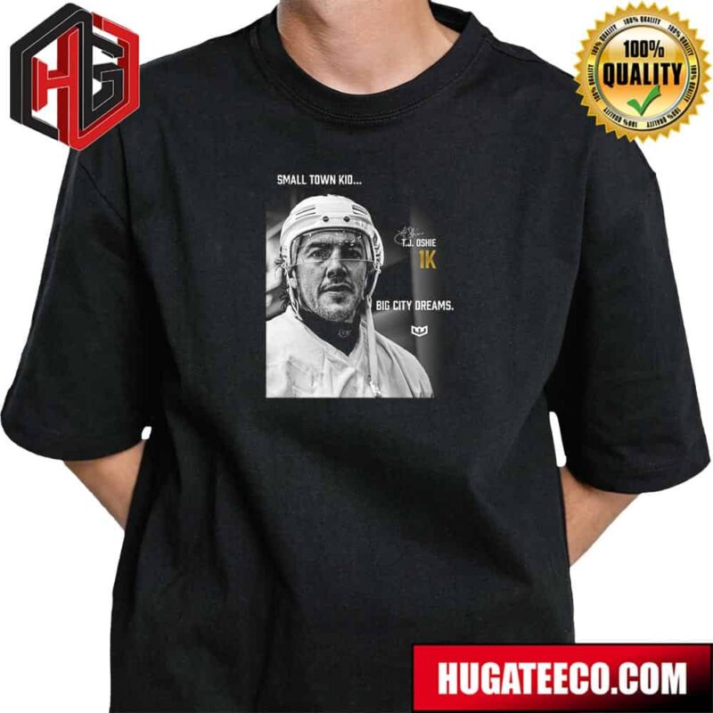 T J Oshie Washington Capitals Has Hit The 1000 Games Played Mark T-Shirt