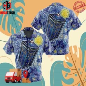Tardis Starry Night Doctor Who Hawaiian Shirt For Men And Women Summer Collections