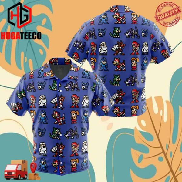 Team Mega Man Hawaiian Shirt For Men And Women Summer Collections