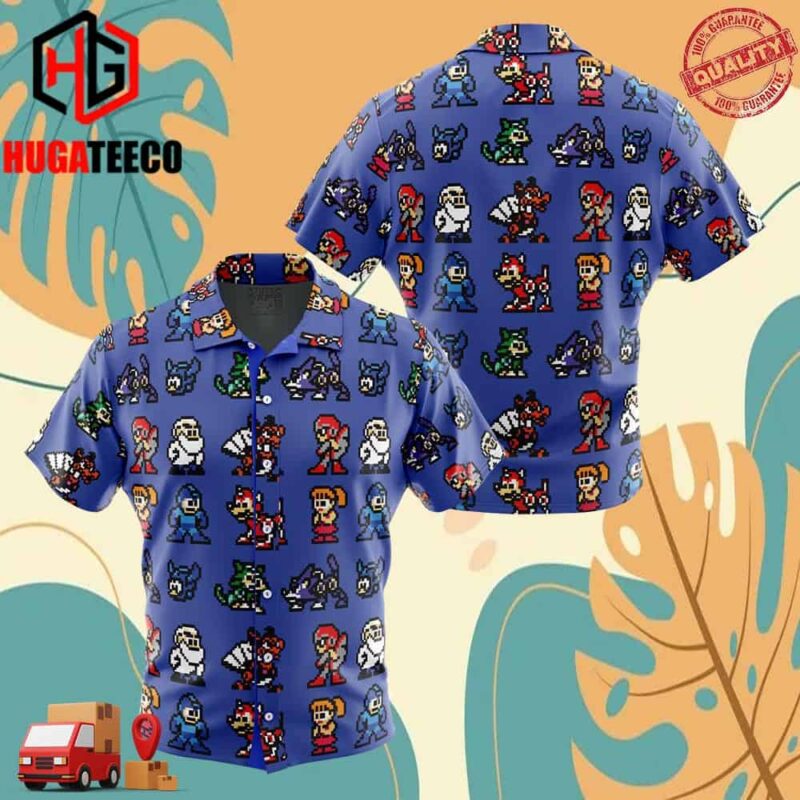 Team Mega Man Hawaiian Shirt For Men And Women Summer Collections