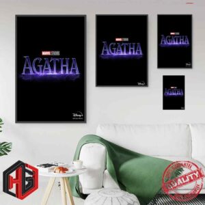 Text Logo Agatha Darkhold Diaries Marvel Studios Poster Canvas