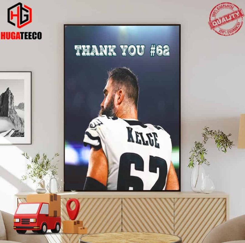 Thank You Jason Kelce A Philadelphia Legend Poster Canvas