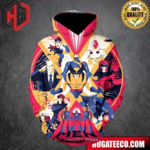 The Animated Series X-men Designed By Rico Jr All Over Print Hoodie T-Shirt