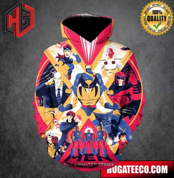 The Animated Series X-men Designed By Rico Jr All Over Print Hoodie T-Shirt