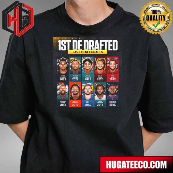 The First DE Taken In The NFL Draft Over The Last 10 Years T-Shirt