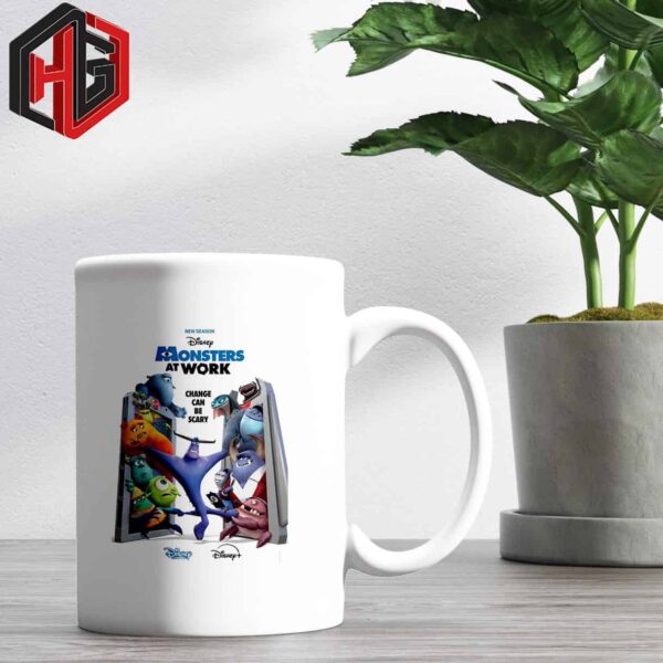 The First Official Poster Of Monster At Work Season 2 Is Released On Friday April 5 On Disney Channel Ceramic Mug