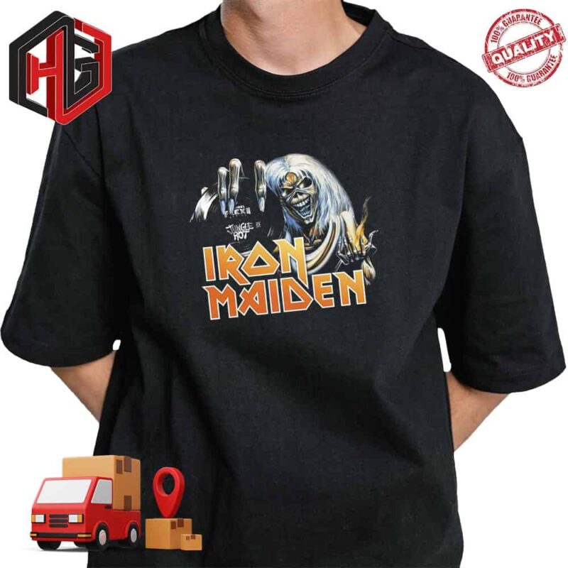 The Flexi Series Debut Of Death Metal Vets Jungle Rot Iron Maiden T-Shirt
