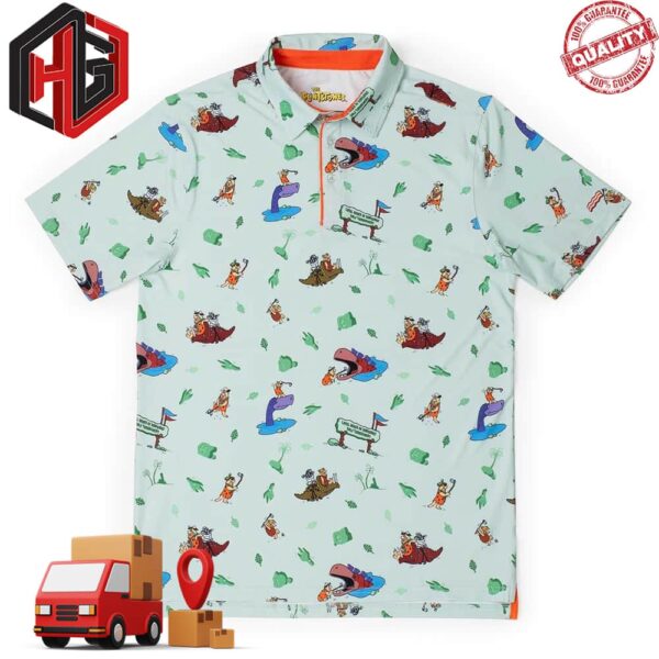 The Flintstones Loyal Order Of Dinosaurs Tourney Summer Fashion Summer Polo Shirt