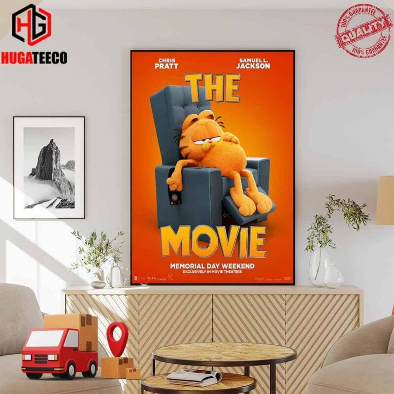 The Garfield Movie Memorial Day Weekend Exclusively In Movie Theaters On May 24 2024 Poster Canvas