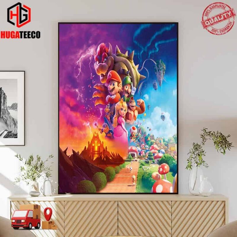 The Movie Super Mario Bros Is Currently Under Production Arriving On April 3rd 2026 Poster Canvas