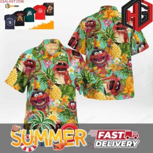 The Muppet Show Animal Tropical Summer Hawaiian Shirt And Beach Short