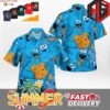 The Muppet Show Cookie Monster Summer Hawaiian Shirt And Beach Short