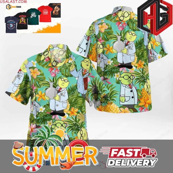 The Muppet Show Dr Bunsen Honeydew Summer Hawaiian Shirt And Beach Short