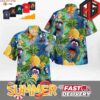The Muppet Show Grover Tropical Summer Hawaiian Shirt And Beach Short