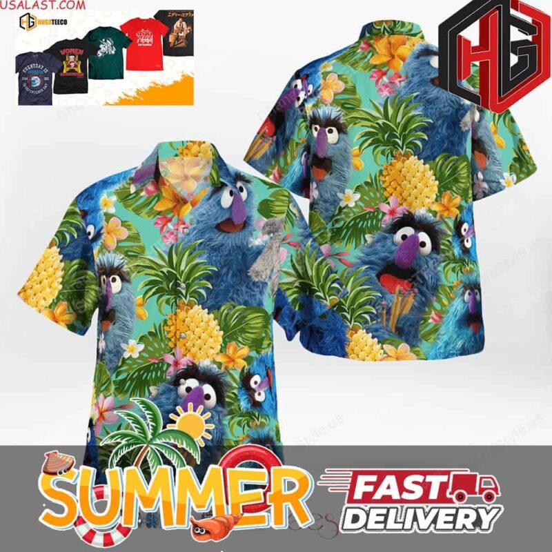 The Muppet Show Herry Monster Summer Hawaiian Shirt And Beach Short