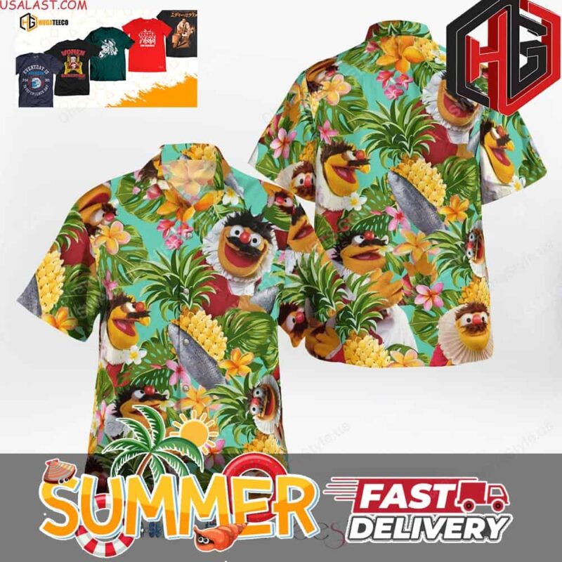 The Muppet Show Lew Zealand Summer Hawaiian Shirt And Beach Short
