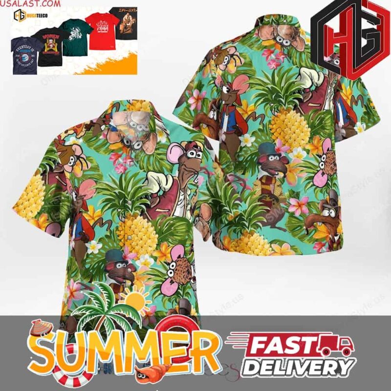 The Muppet Show Rizzo The Rat Summer Hawaiian Shirt And Beach Short