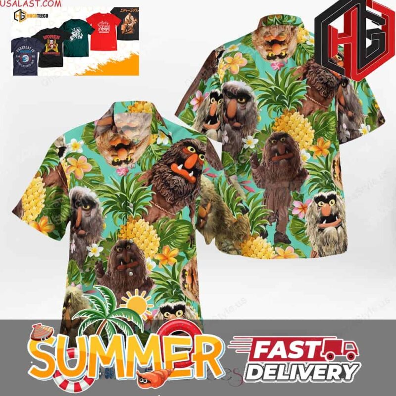 The Muppet Show Sweetums Summer Hawaiian Shirt And Beach Short