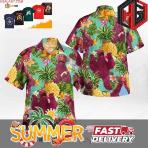 The Muppet Show Telly Monster Summer Hawaiian Shirt And Beach Short