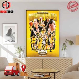 The New NCAA All-Time Leading Scorer Is Caitlin Clark 22 X Iowa Women’s Basketball Poster Canvas