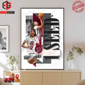 The No 1 Overall Seed In The Albany 1 Region Is South Carolina Gamecocks NCAA March Madness Poster Canvas
