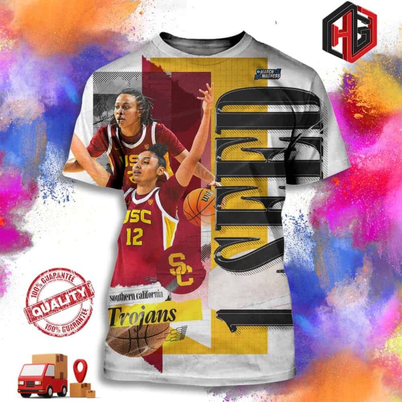 The No 1 Seed In The Portland 3 Region Is USC Trojans Women of Troy NCAA March Madness 3D T-Shirt