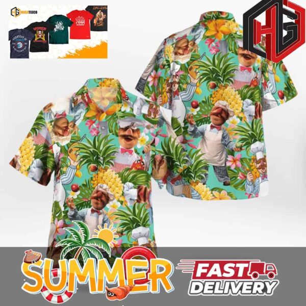 The Swedish Chef Muppets Tropical Summer Hawaiian Shirt And Beach Short