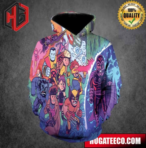 The X-Men Essence Power and Passion Designed By Dan Hipp 3D Hoodie T-Shirt
