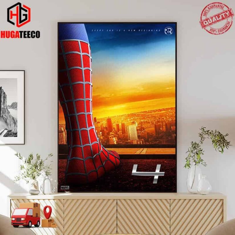 Tobey Maguire In Spider-Man 4 Every End Is A New Beginning Marvel Studios Poster Canvas