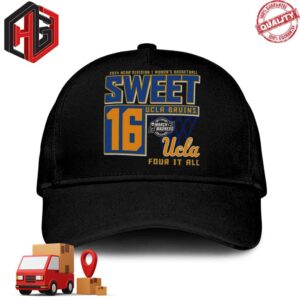 UCLA Bruins Sweet 16 DI Women’s Basketball Four It All 2024 Classic Hat-Cap