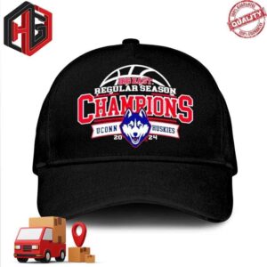 UCONN Huskies Men’s Basketball 2024 Big East Regular Season Champions Hat-Cap