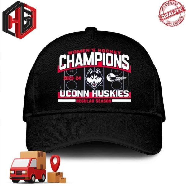 UCONN Huskies Women’s Hockey 2024 Hockey East Regular Season Champions Hat-Cap