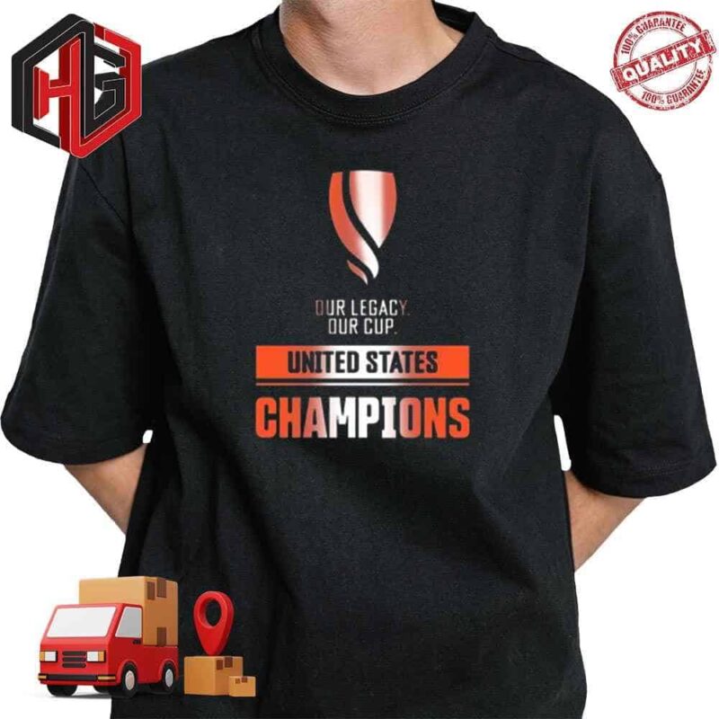 USA USWNT 2024 Concacaf W Gold Cup Champions Our Legacy Our Cup Essentials T-Shirt Merchandise