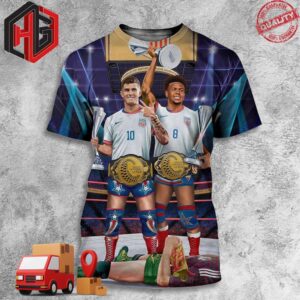 USMNT Defeat Mexico To Win Their Third-Straight Concacaf Nations League 2024 Congratulations 3D T-Shirt