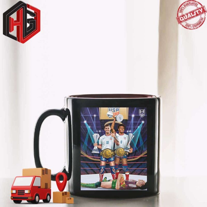 USMNT Defeat Mexico To Win Their Third-Straight Concacaf Nations League 2024 Congratulations Ceramic Poster Mug