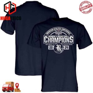 Blue 84 Navy Rice Owls 2024 AAC Women’s Basketball Conference Tournament Champions Locker Room Unisex T-Shirt