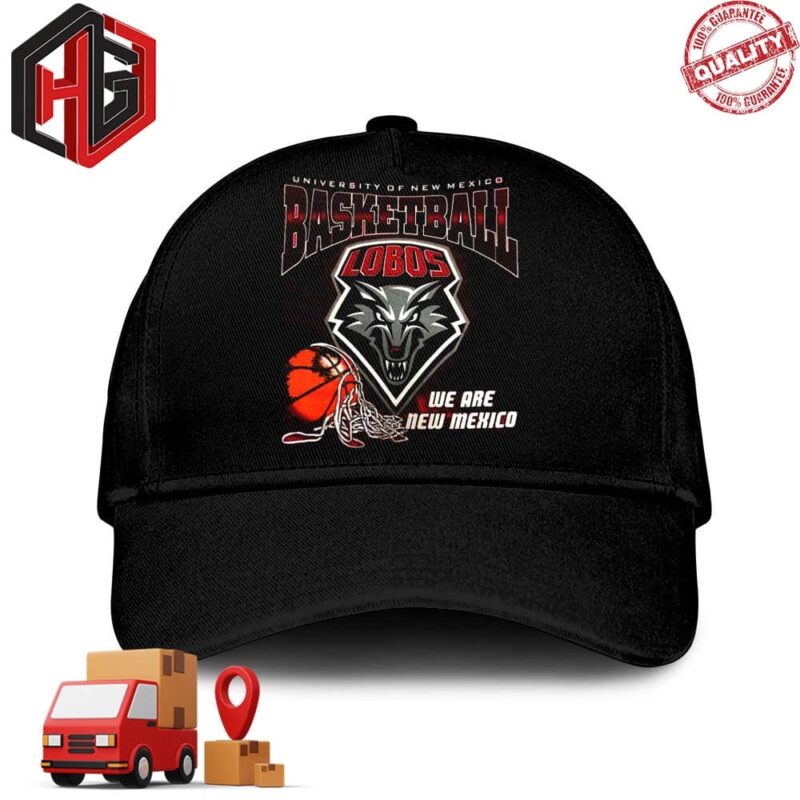 University Of New Mexico Basketball Lobos 2024 We Are New Mexico Merchandise Hat-Cap