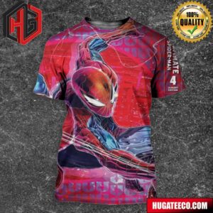 Variant Cover For Ultimate Spider-Man 4 Marvel Studios By John Giang 3D T-Shirt