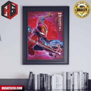 Variant Cover For Ultimate Spider-Man 4 Marvel Studios By John Giang Poster Canvas