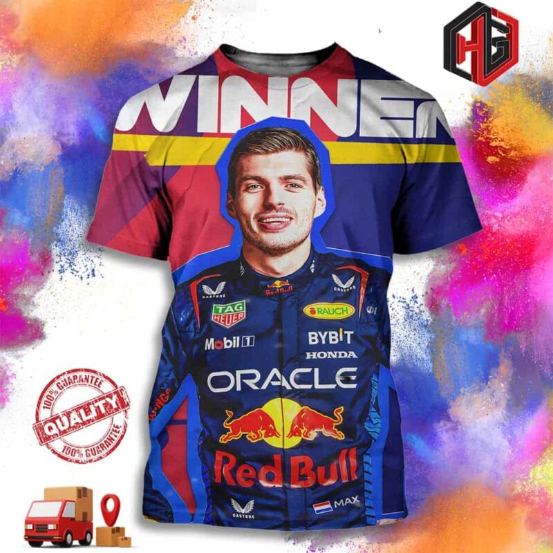 Verstappen Takes Saudi Arabia Victory From Perez And Leclerc As Bearman Stars On F1 Race Debut 3D T-Shirt