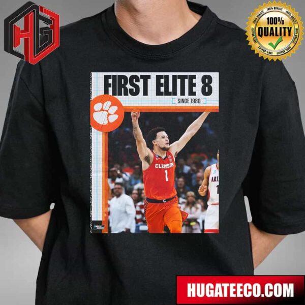 Welcome Back Clemson Tigers Men’s Basketball First Elite 8 Since 1980 NCAA March Madness T-Shirt