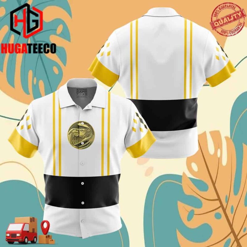 White Ranger Ranger Ninjetti Mighty Morphin Power Rangers Hawaiian Shirt For Men And Women Summer Collections