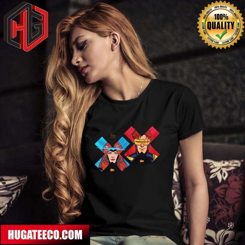 X-Men 97 Jean Grey And Cyclops Promotional Art T-Shirt